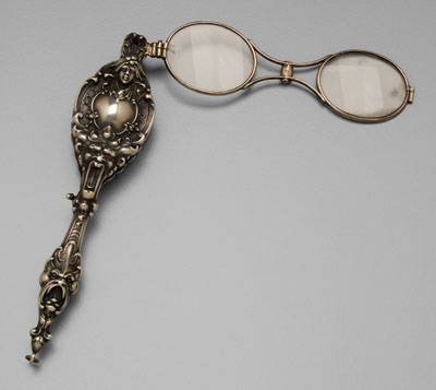 Appraisal: Unger Bros sterling lorgnette Art Nouveau style with maiden and