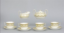 Appraisal: Wedgwood Gilded Bone China Tea Set Lot Circa th Century