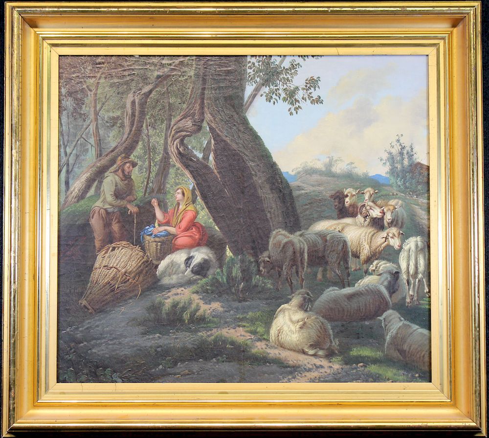 Appraisal: Shepherds Folly Ach C Pacini Italian th C Shepherds Folly