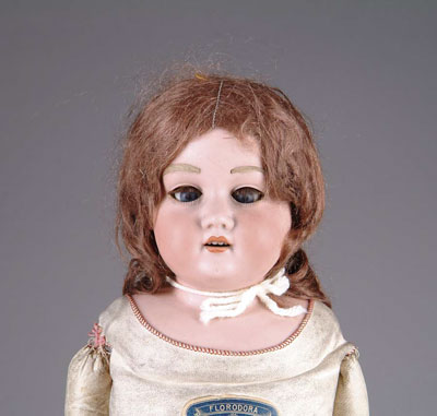 Appraisal: AM FLORODORA DOLL A blue glass eyed dolly face with