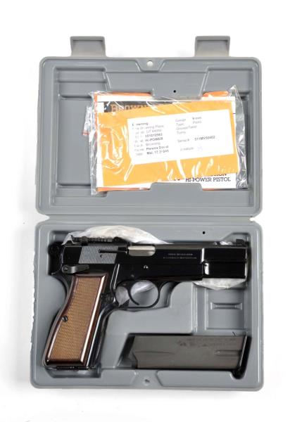 Appraisal: MIB Browning Hi-Power Semi-Automatic Pistol Serial MV Pistol is brand