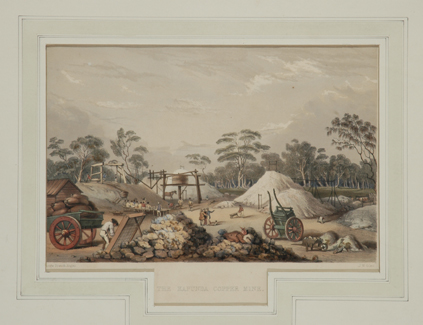 Appraisal: George French Angas - The Kapunda Copper Mine - colour