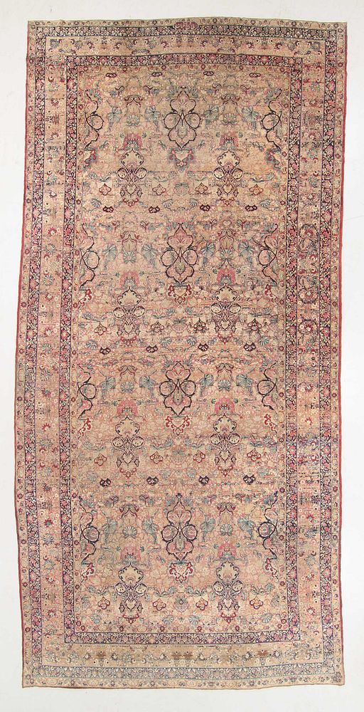 Appraisal: Antique Lavar Kerman Rug Persia ' '' x ' ''