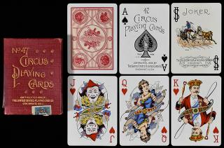 Appraisal: United States Playing Card Co Circus No Playing Cards Cincinnati