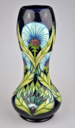 Appraisal: A Moorcroft contemporary vase of waisted form 'Windsor Carnation' pattern