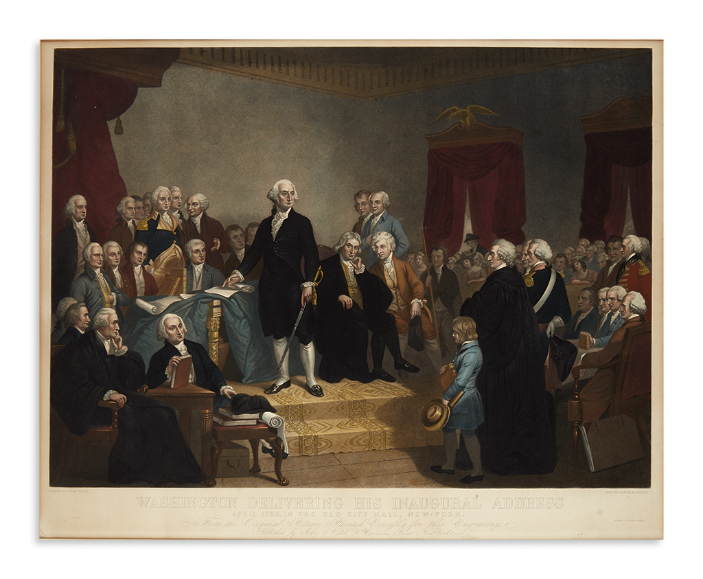 Appraisal: WASHINGTON GEORGE Group of Washington-related engravings Various sizes and conditions