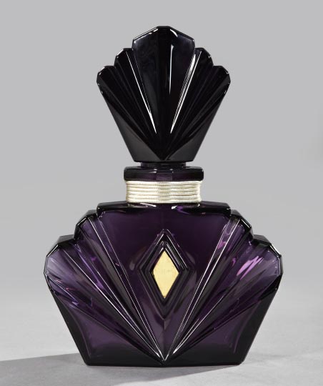 Appraisal: Magnum Amethyst Glass Perfume Flacon modeled after Elizabeth Taylor's Passion