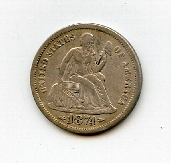 Appraisal: Liberty Seated Dimes Including -S -CC below -CC above -S