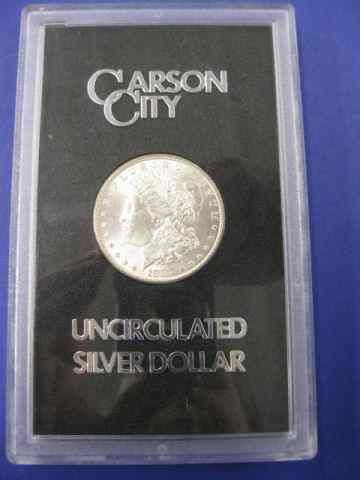 Appraisal: Carson City Morgan Silver Dollar gem uncirculated in Gov't holder