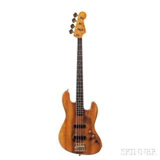 Appraisal: Pensa-Suhr J Electric Bass Guitar the cavity cover inscribed LAQUER