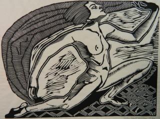 Appraisal: Helen West Heller woodcut Helen West Heller American - -