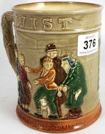 Appraisal: Royal Doulton Embossed Dickens Jug Oliver Twist height cm