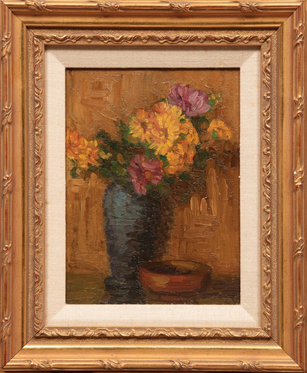 Appraisal: Clara Maude Volkert American Ohio - Still Life of Flowers