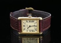 Appraisal: A Ladies' Must de Cartier Watch Gold plated sterling case