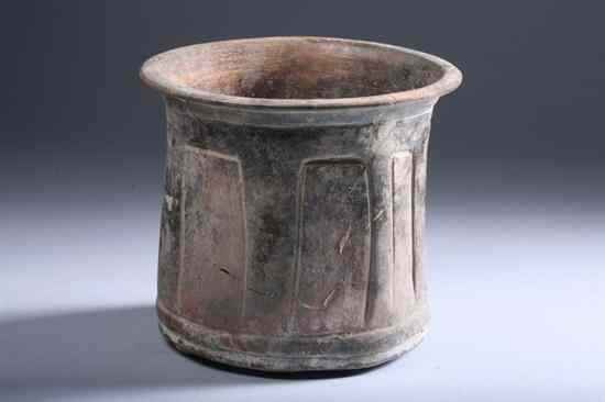 Appraisal: MAYAN POTTERY VESSEL circa A D - in high in