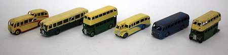 Appraisal: A SMALL QUANTITY OF DINKY TOYS die cast model buses