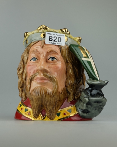 Appraisal: Royal Doulton Large Character Jug King Arthur D Ltd Edt