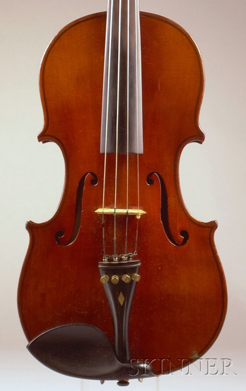 Appraisal: Violin c labeled JOHANNES GAGLIANO length of two-piece back in