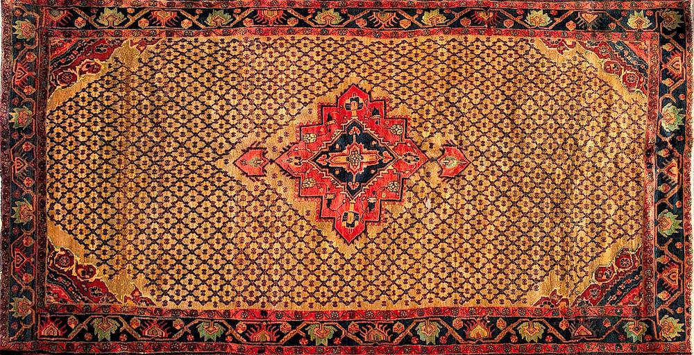 Appraisal: Hand Knotted Persian Mahal Oriental Carpet Hand Knotted Persian Mahal