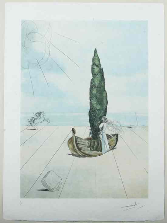 Appraisal: SALVADOR DALI Spanish - APPARITION COUSINE signed and numbered in