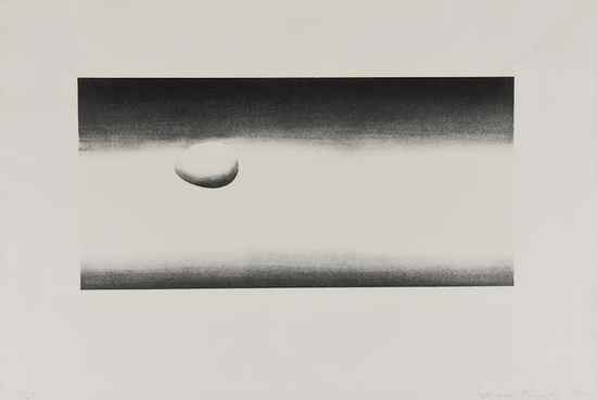 Appraisal: Ed Ruscha b Domestic Tranquility Series Egg E lithograph printed