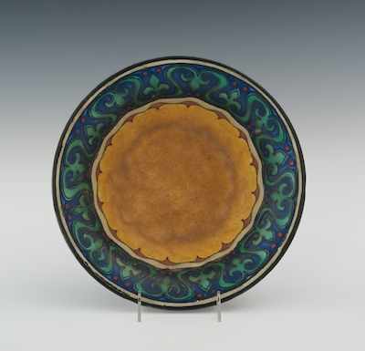 Appraisal: A Hand Glazed Art Pottery Bowl Possibly Belgian Matte finish