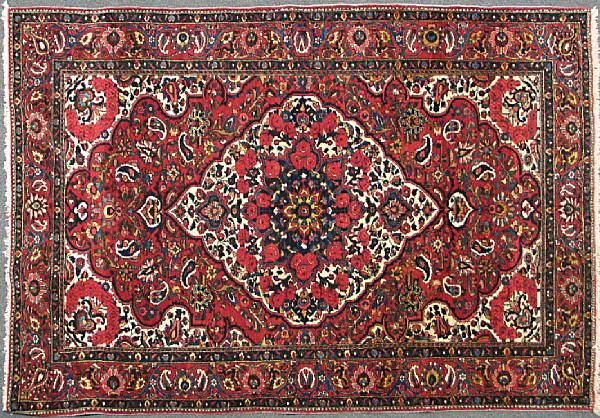 Appraisal: A Bakthiari rug size approximately ft in x ft in