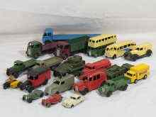 Appraisal: Nineteen Dinky toys being fourteen commercial vehicles three miniature cars