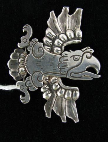 Appraisal: William Spratling Taxco 'Eagle' Brooch '' x '' signed on