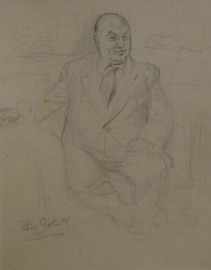 Appraisal: William Dobell - Sir Eugene Goossens pencil signed 'Bill Dobell'