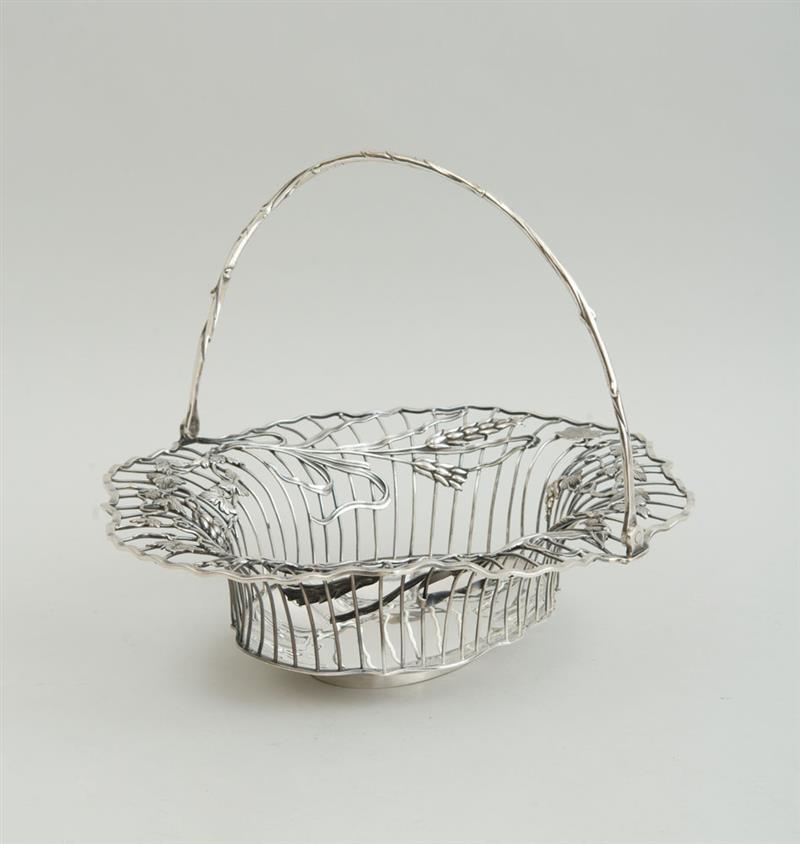 Appraisal: GEORGE III SILVER BREAD BASKET Septimus and James Crespell London