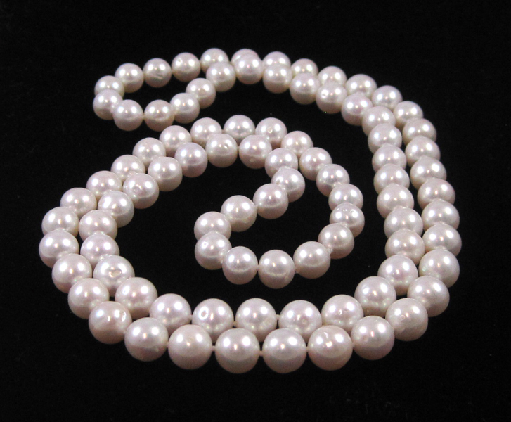 Appraisal: OPERA LENGTH FRESH WATER PEARL NECKLACE measuring inches in length