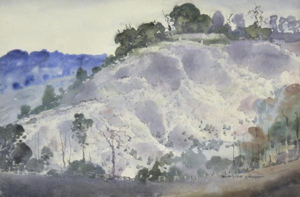 Appraisal: BLAMIRE YOUNG - Landscape - watercolour BLAMIRE YOUNG - Landscape