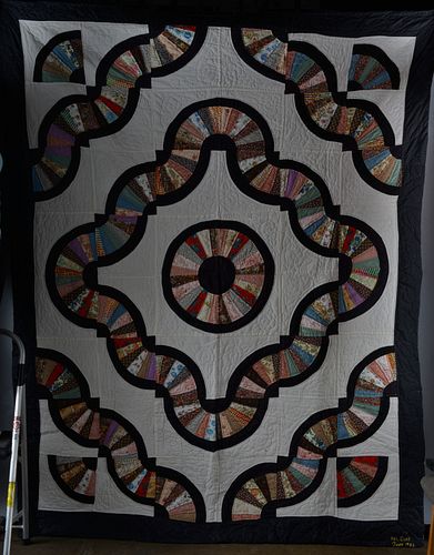 Appraisal: NL EZELL SIGNED AND DATED SOUTHERN QUILTwonderful quilt signed and