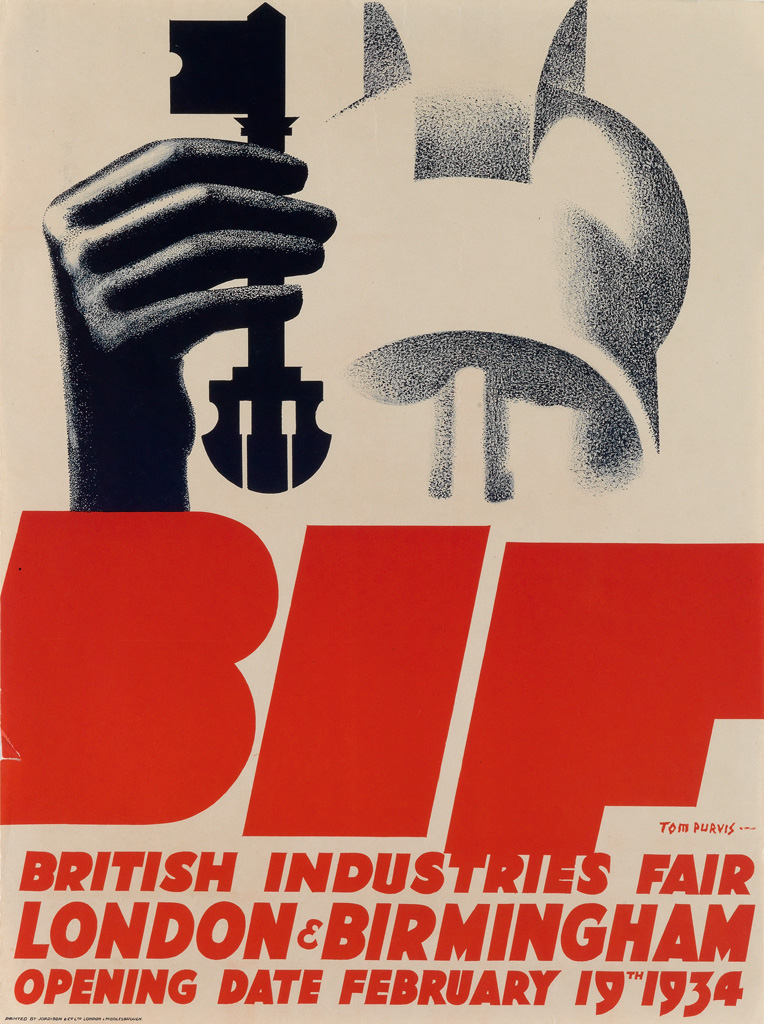 Appraisal: TOM PURVIS - BIF BRITISH INDUSTRIES FAIR x inches x