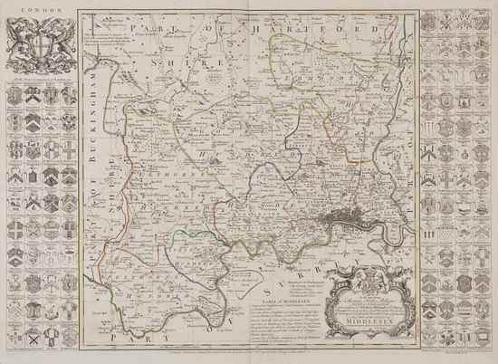 Appraisal: Seale Richard William Map of the County of Middlesex from