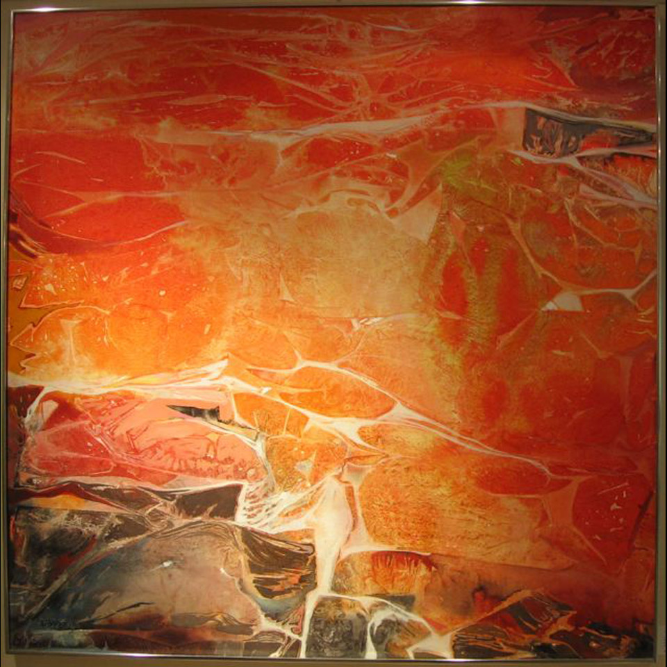 Appraisal: FRAGMENTS OF NATURE RED RUTH TULVING - CANADIAN ACRYLIC ON