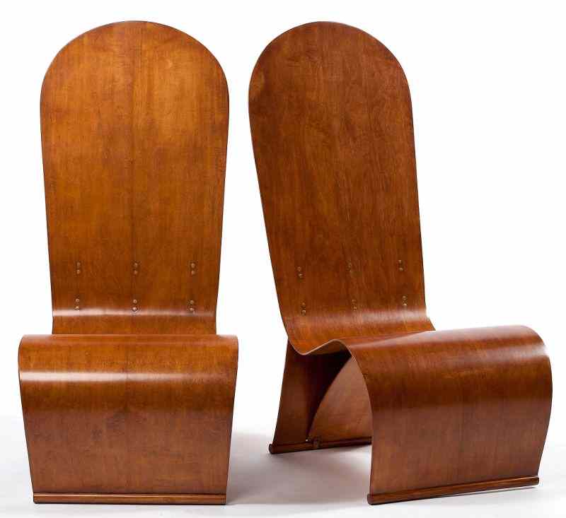 Appraisal: Herbert von Thaden Am - Lounge ChairsThaden Jordan Furniture Corporation