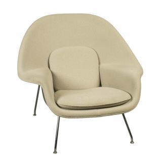 Appraisal: Eero Saarinen - for Knoll upholstered womb chair Bears Knoll