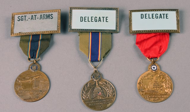 Appraisal: American Legion convention Badges