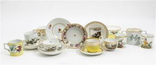 Appraisal: An Assembled Group of Cups and Saucers An Assembled Group