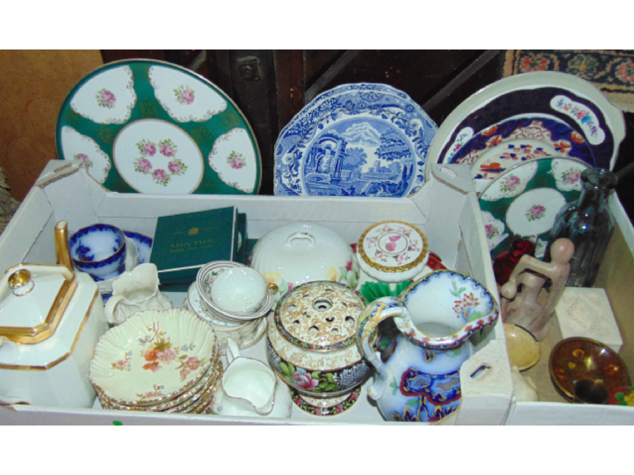 Appraisal: A collection of ceramics including a pair of Copeland Spode