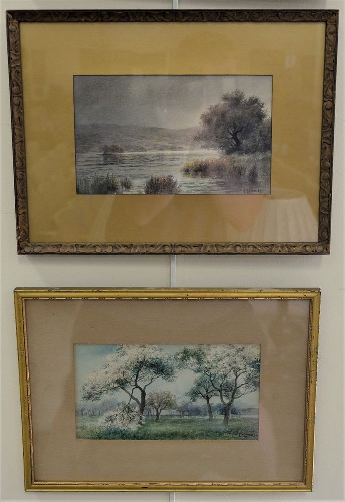 Appraisal: Three Charles Russell Loomis American - each watercolor on paper