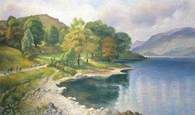 Appraisal: Ken Leech th Century Autumn Lake Windermere Signed dated '