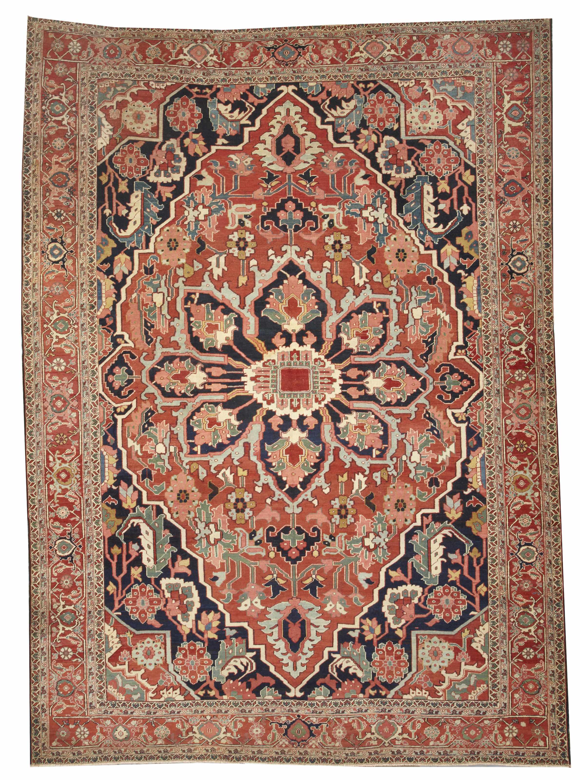 Appraisal: A Serapi carpet Northwest Persiacirca size approximately ft in x