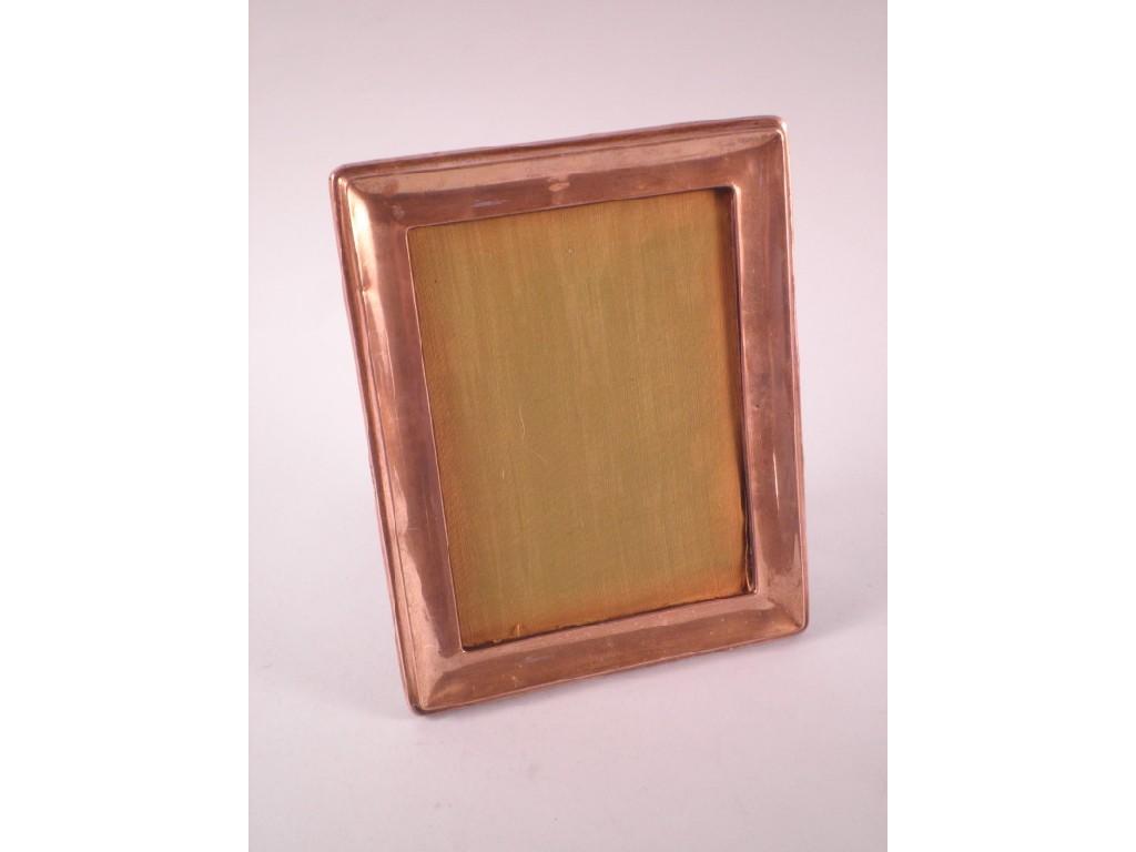 Appraisal: A rectangular silver photograph frame with a moulded border Birmingham