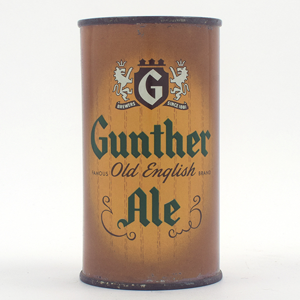 Appraisal: Gunther Ale Flat Top GREEN TEXT TOUGH - Reference USBC