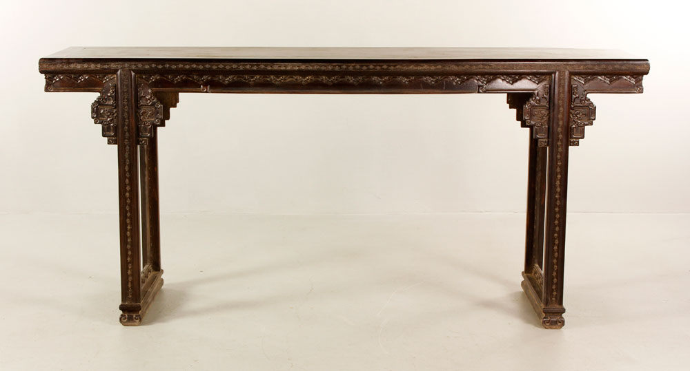 Appraisal: - Chinese Zitan Wood Table Chinese table Zitan wood x