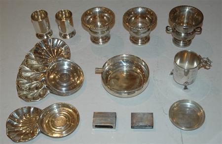 Appraisal: Miscellaneous Group of Sterling Silver Cigarette Holders and Matchbook Holders