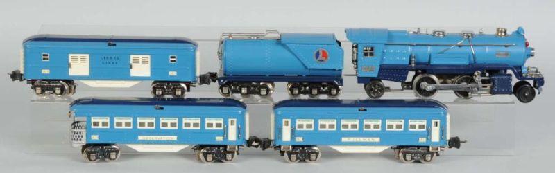 Appraisal: Lot of Lionel O-Gauge Baby Blue Comet Set Description Pre-war